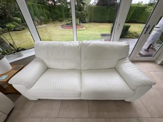 Furniture Village 3 seater sofas - White