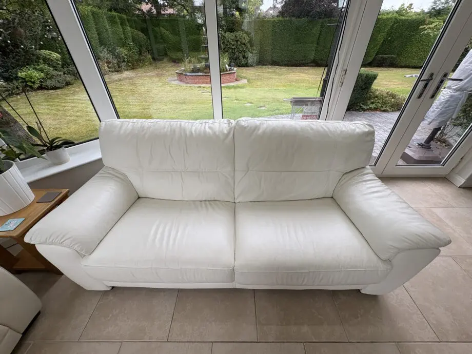 Furniture Village 3 seater sofas - White