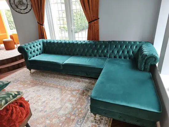 Green Corner Sofa