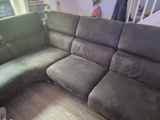 Large L-shaped recliner sofas with electric function & USB ports