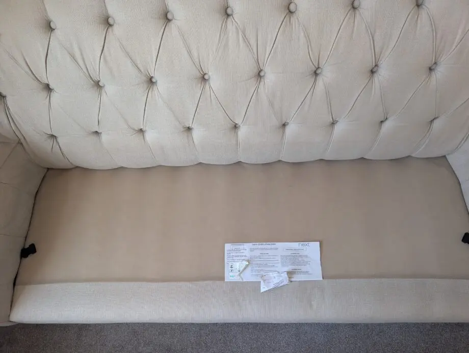 Next Beige/Oatmeal 3-Seater Sofa
