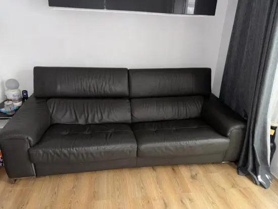 Grey sofa bed