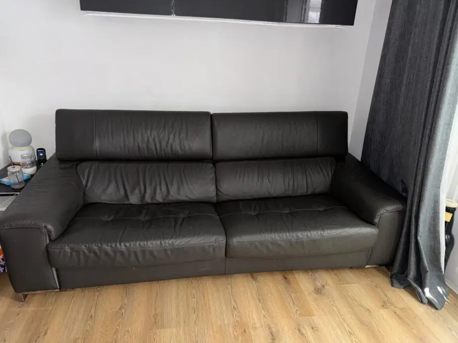 Grey sofa bed