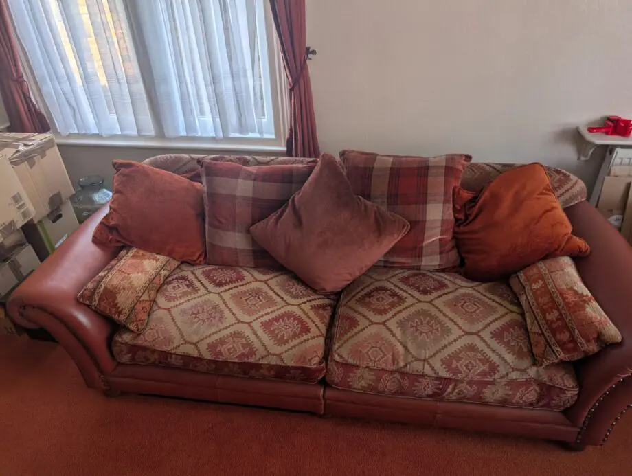 House of Fraser 4 seater feather filled sofa