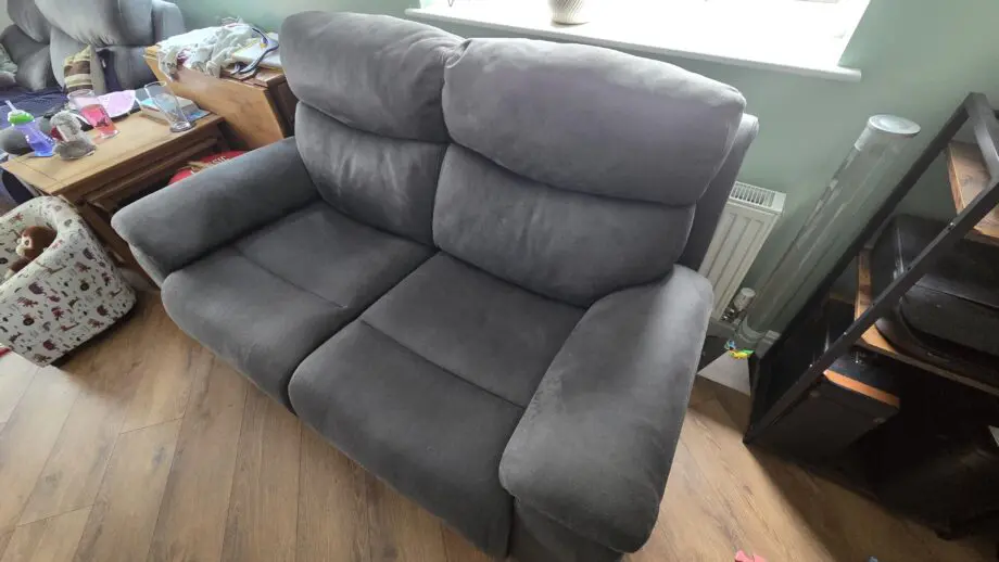 Charcoal Electric 2 seater sofa