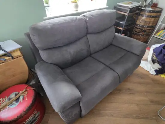 Charcoal Electric 2 seater sofa