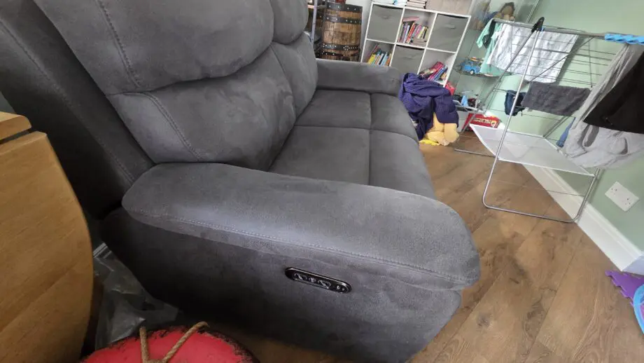 Charcoal Electric 2 seater sofa