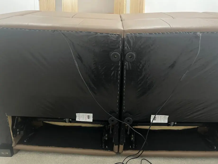 Anderson of Inverurie, Brown 2/3 Seater Electric Reclyning sofa