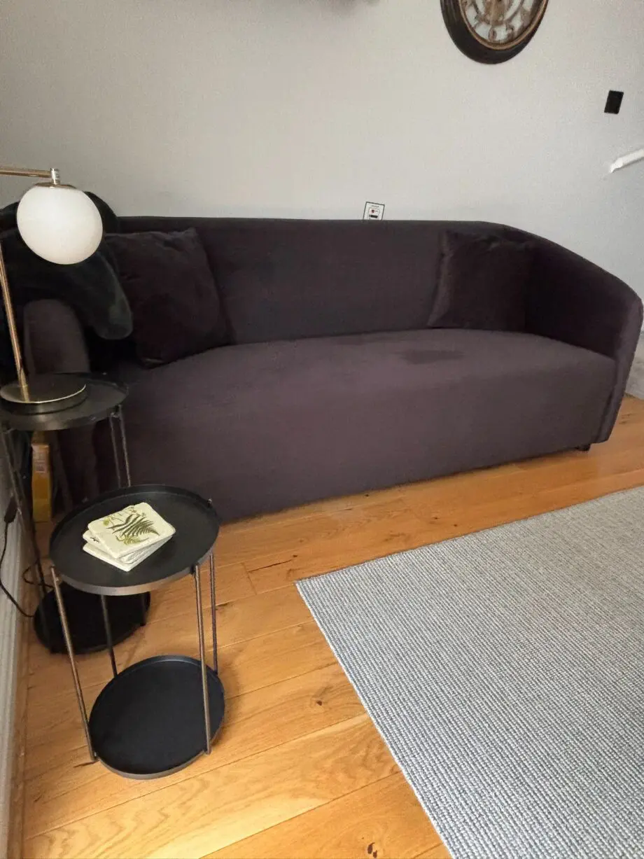 Black 2/3 seater sofa