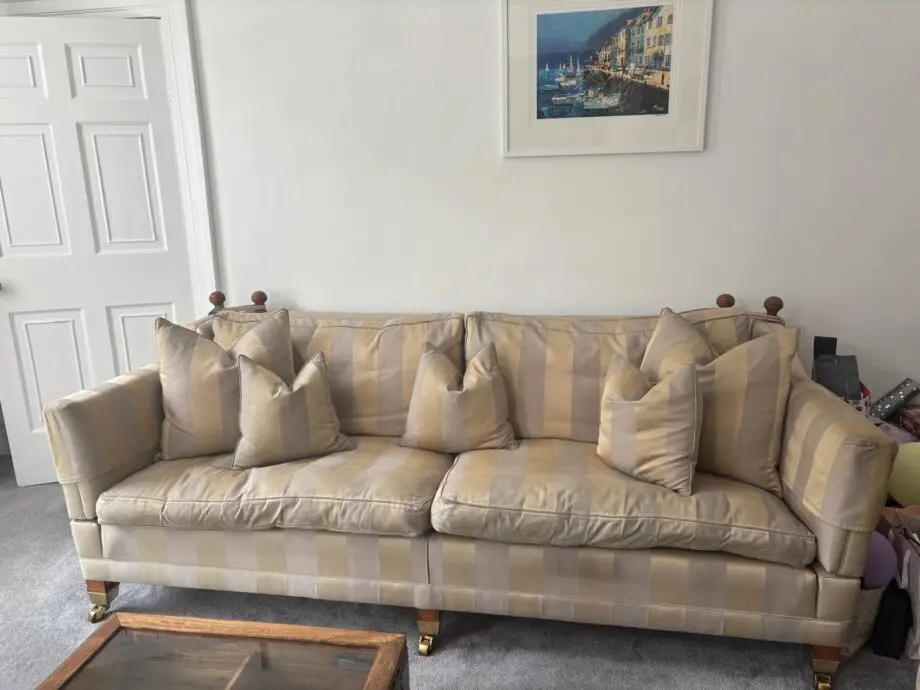 Two Duresta Trafalgar 3 seat sofas