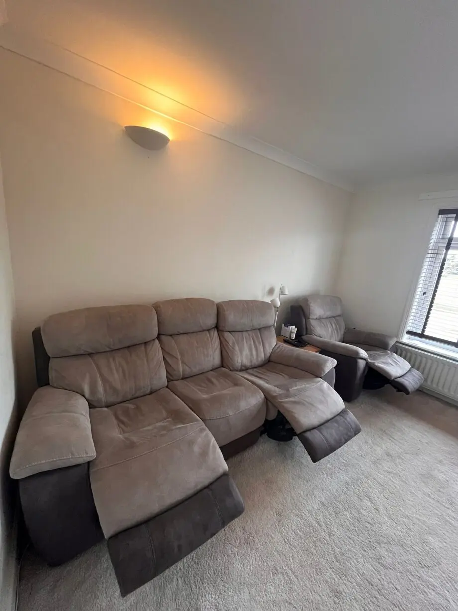 DFS Power recliner sofa set