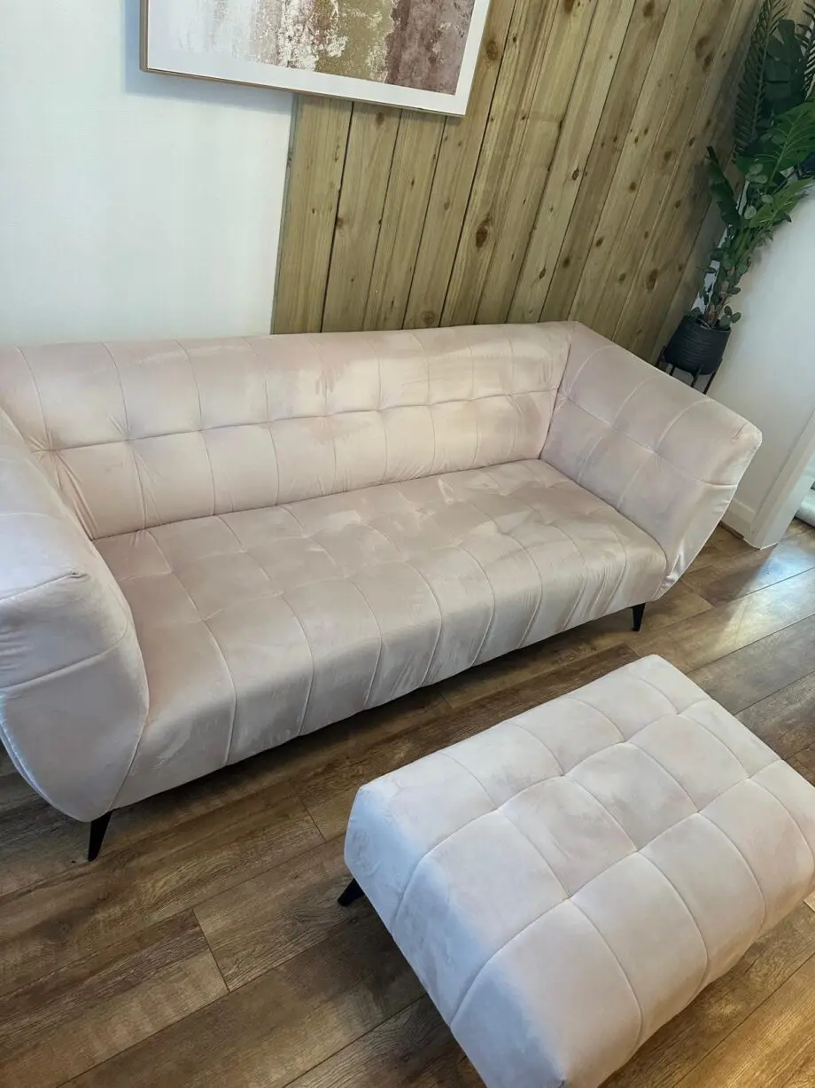 Pink sofa set