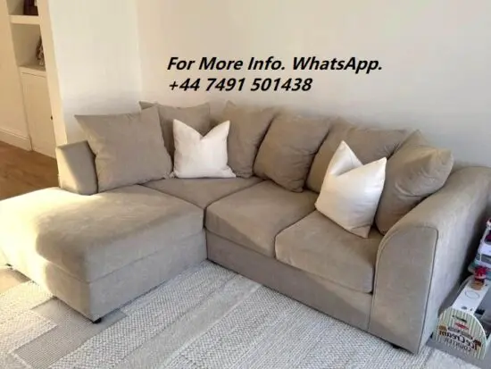 Chelsea Beige L-Shape Sofa For Sale NOW