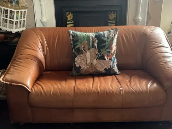 Vintage ikea Holland sofa (buffalo leather)