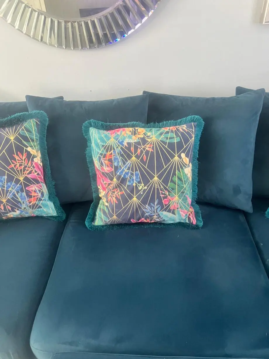Dfs blue sofa