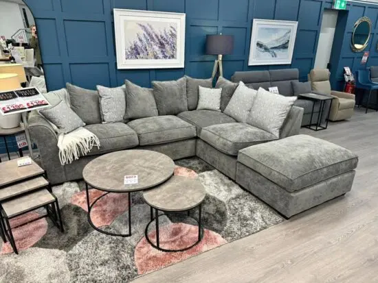 New_ Grey Corner Sofa