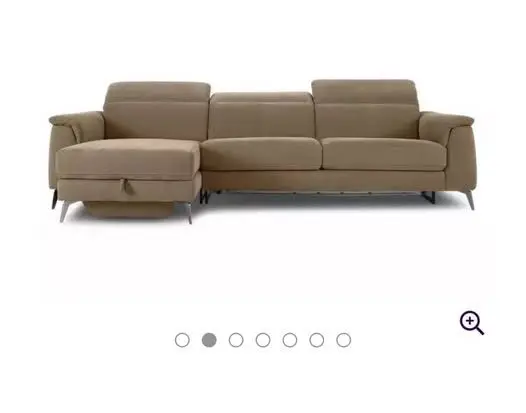 Tahiti Left Hand Facing Chaise 3 Seater Sofa Bed RRP £2,700