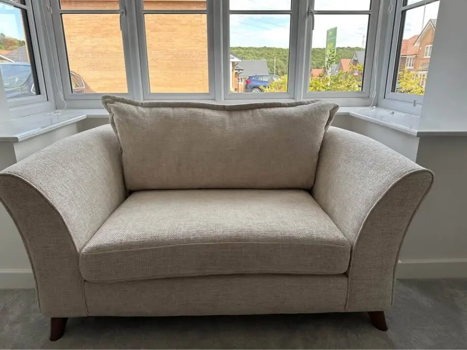 Sofology, brand new, cream & ivory Corner Sofa and Loveseat pair