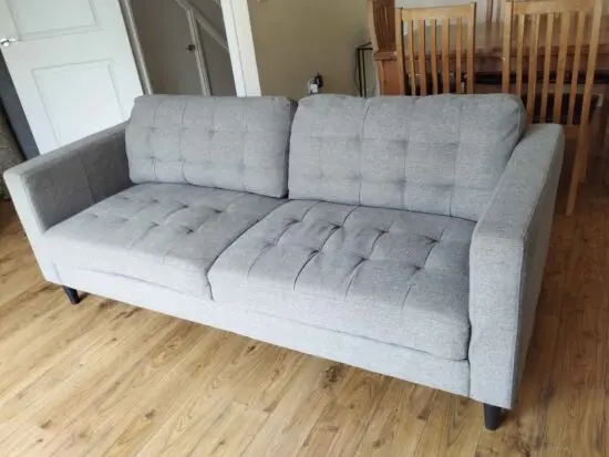 The Range Grey 3-Seater Sofa
