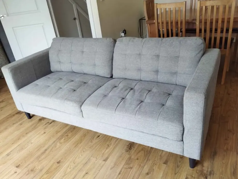 The Range Grey 3-Seater Sofa
