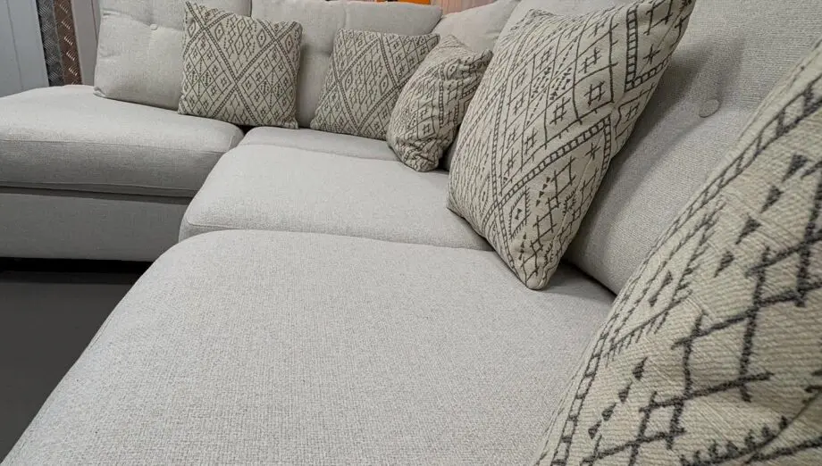 DFS Cream L Shape Corner Sofa Condition New