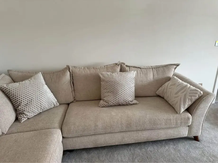 Sofology, brand new, cream & ivory Corner Sofa and Loveseat pair