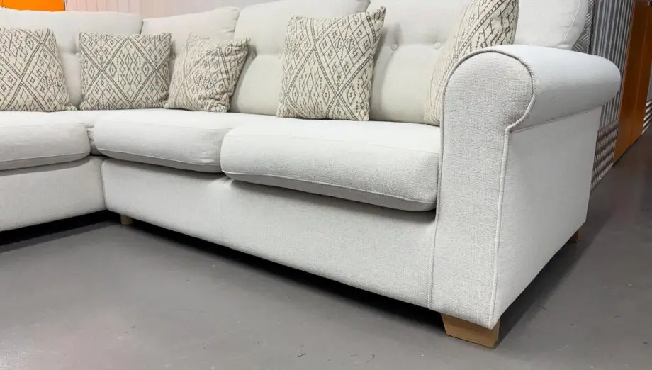 DFS Cream L Shape Corner Sofa Condition New