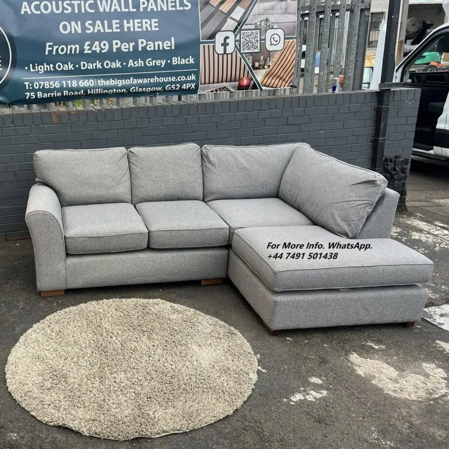 Next Michigan Corner Chaise Sofa || Chenille Fabric