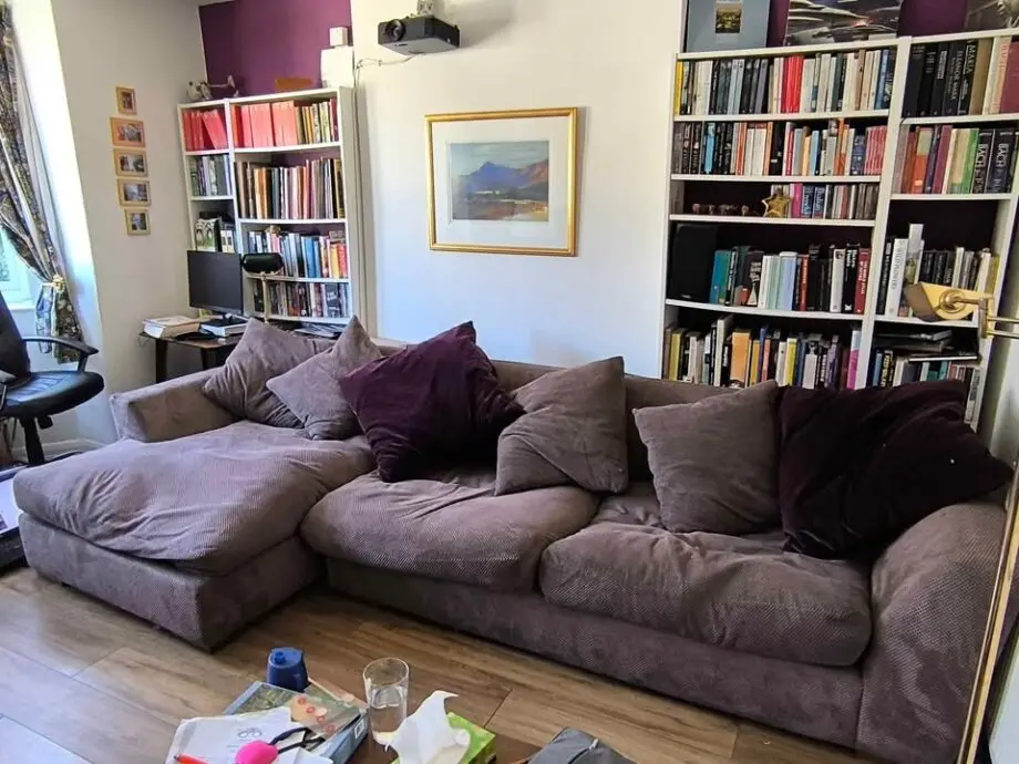 Heals Cumulus Corner Sofa in Grey