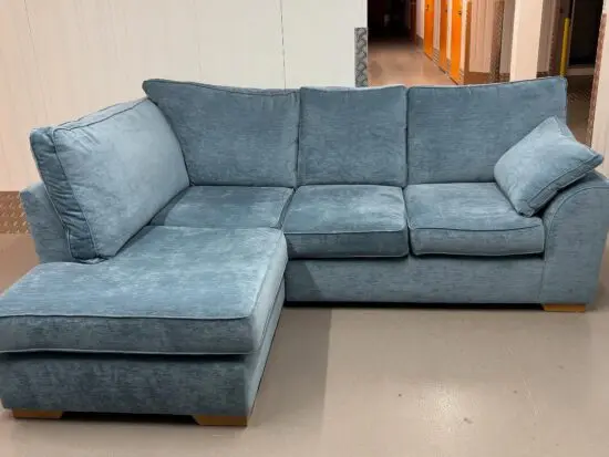 Next Stamford Blue L Shape Corner Sofa