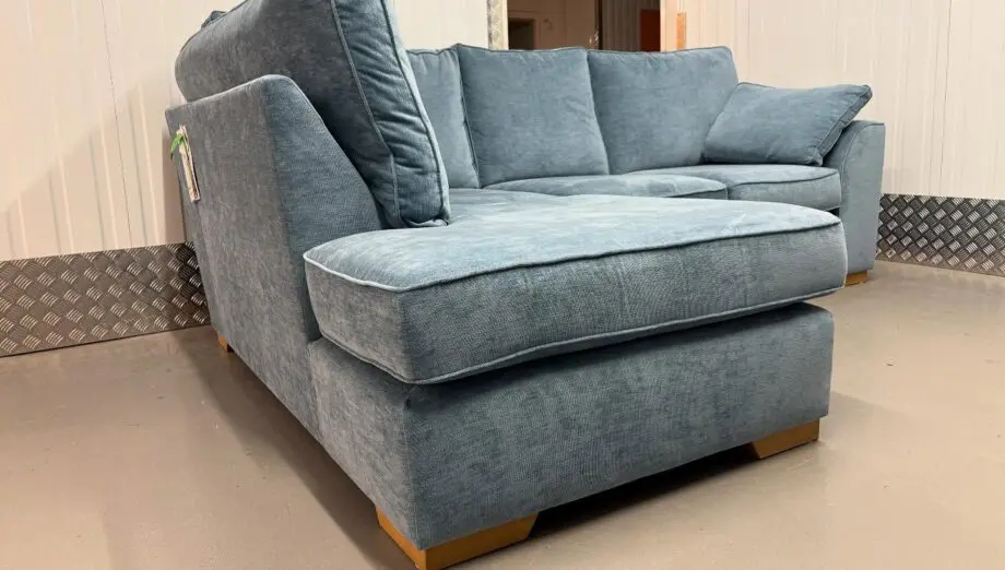 Next Stamford Blue L Shape Corner Sofa