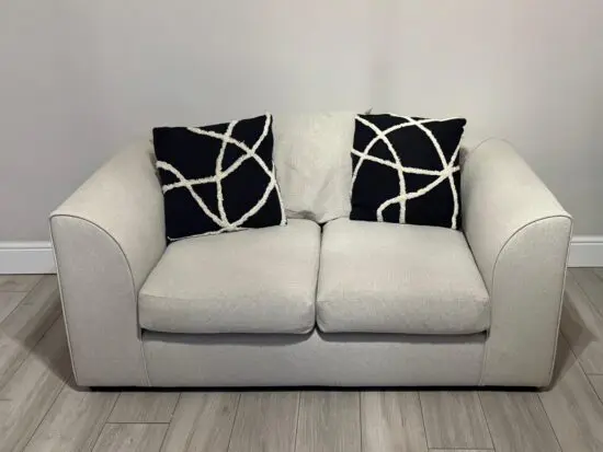Dunelm beige/oatmeal Blake 3 & 2 Seater sofa set