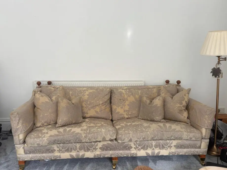 Two Duresta Trafalgar 3 seat sofas