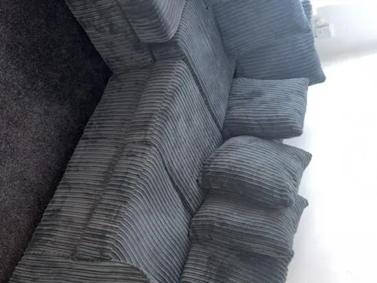 Amalfi High Back Corner Sofa, Left and Right Hand, Grey (Left Hand