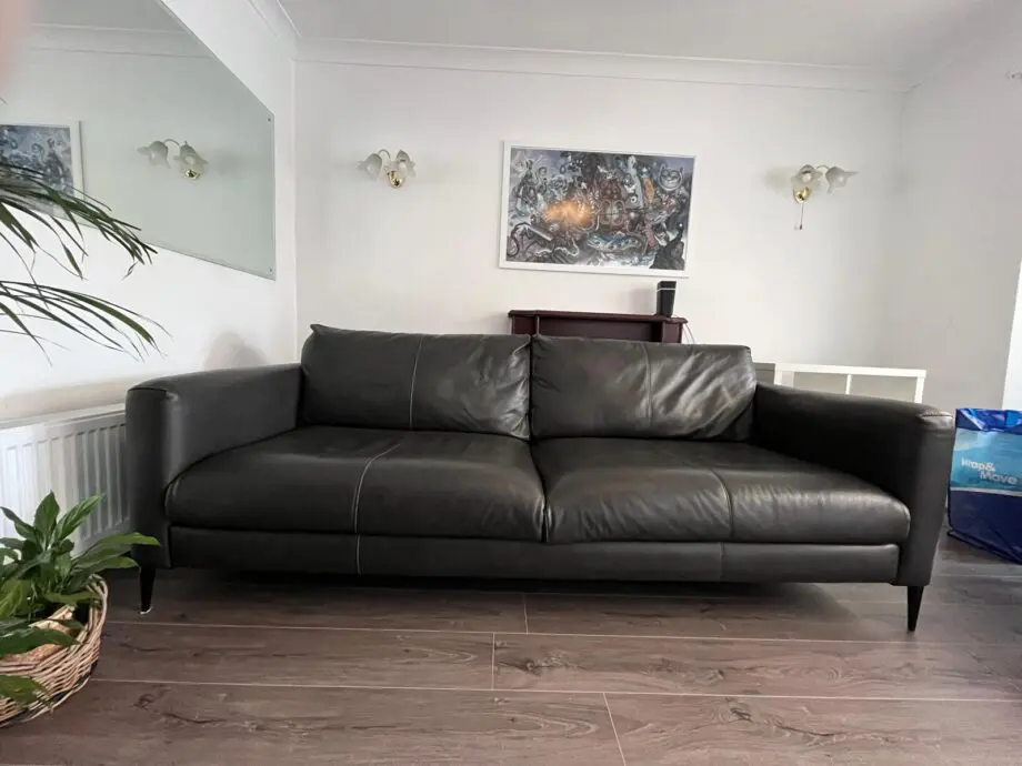 Grey 3 seater sofa