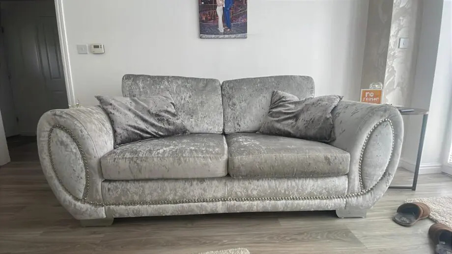 B Bethany Formal Back 2 Seater Deluxe Sofa Bed