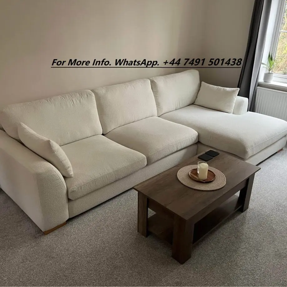 Dfs Long Chaise Cream Corner Sofa For Sale