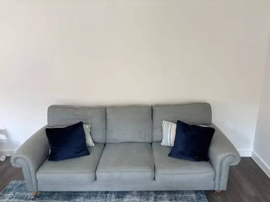 Laura ashley pale blue sofa