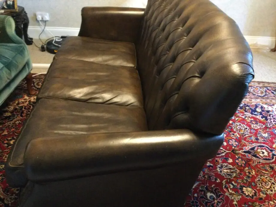 3 settee brown settee
