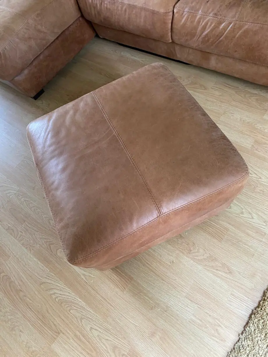 Tan corner sofa