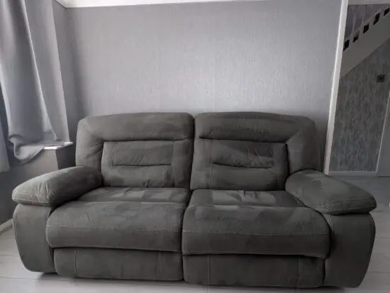 Harvey’s grey recliner 2 and armchair
