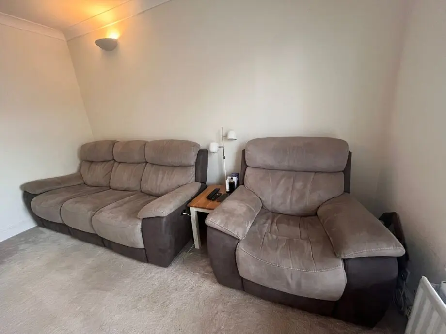 DFS Power recliner sofa set