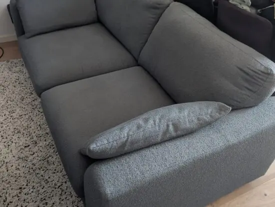 DFS Charcoal Calix 3-seater