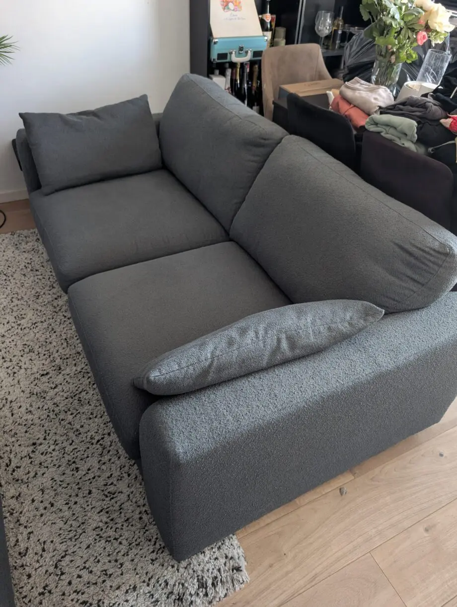 DFS Charcoal Calix 3-seater