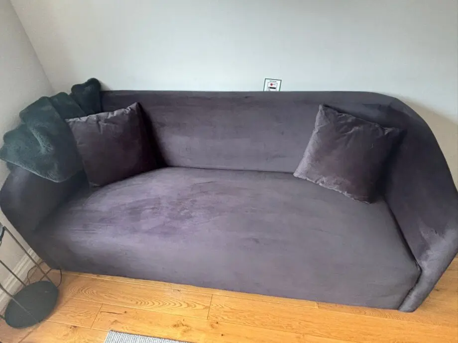 Black 2/3 seater sofa