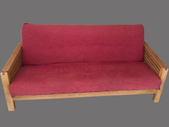 Futon Company - Acer Red "Horizon 3 Seater Sofa Bed"