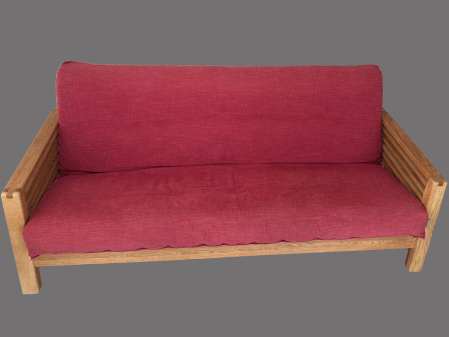 Futon Company - Acer Red "Horizon 3 Seater Sofa Bed"