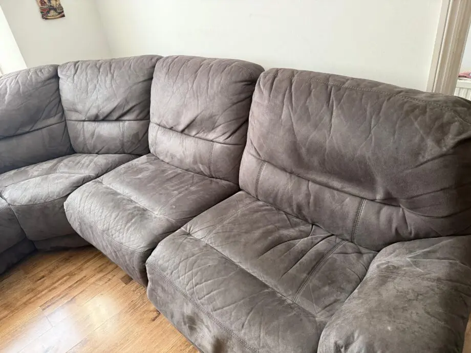 DFS GREY CORNER SOFA Recliner