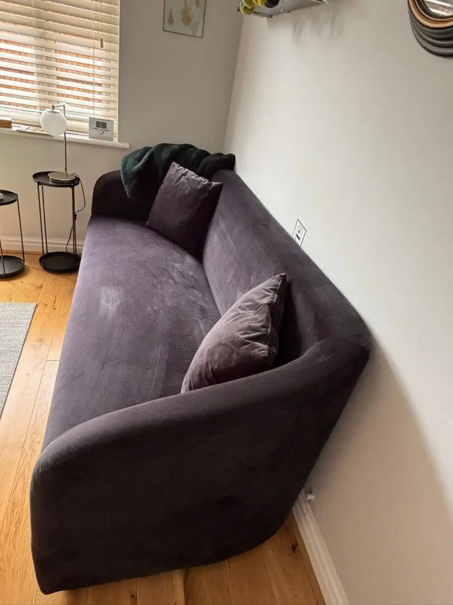 Black 2/3 seater sofa