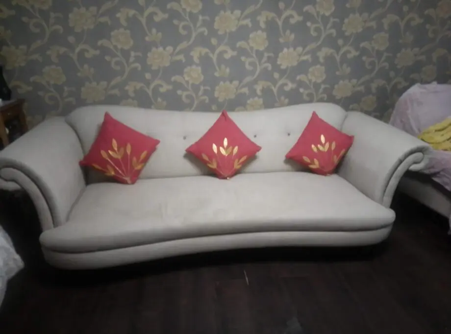 DFS cream colour sofa